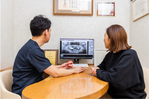 患者様の診断・診察のイメージ