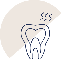 岩手県盛岡市の歯医者・インプラント歯科「高橋衛歯科医院」|歯がズキズキ痛い状態を表すアイコン