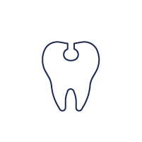 岩手県盛岡市の歯医者・インプラント歯科「高橋衛歯科医院」|歯に穴が空いた状態を表したアイコン