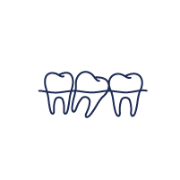 岩手県盛岡市の歯医者・インプラント歯科「高橋衛歯科医院」|歯並が揃っていない状態を表したアイコン