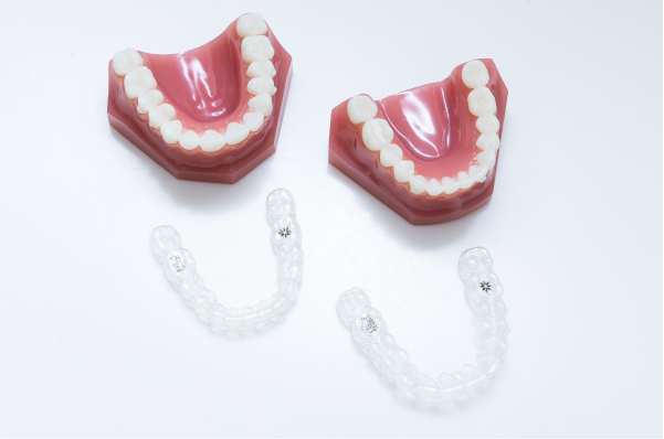 岩手県盛岡市の歯医者・インプラント歯科「高橋衛歯科医院」|歯の模型とインビザラインのマウスピース