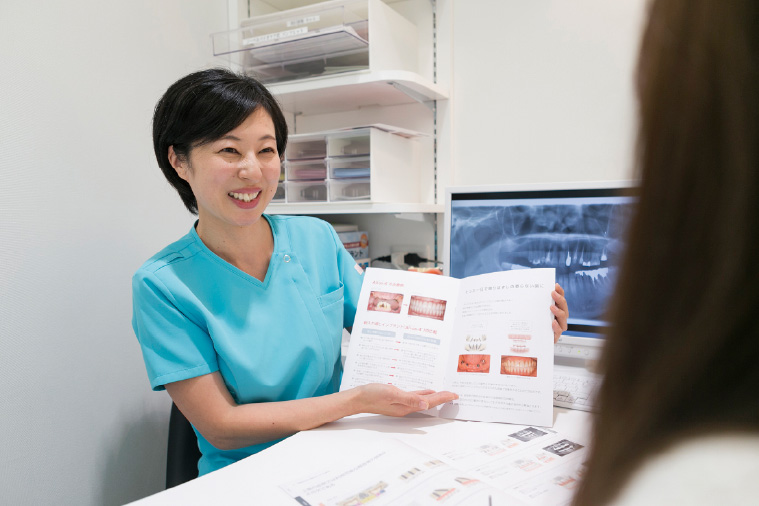 歯科衛生士による説明